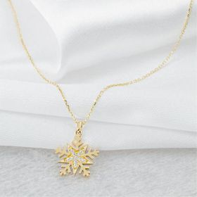Engin Gold 14 Ayar Altın Taşlı KarTanesi Kolye