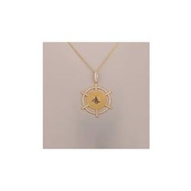Engin Gold 14 Ayar Altın Tuğralı Kolye