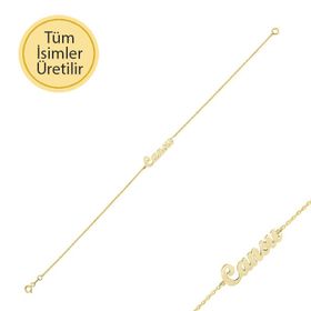 Engin Gold 14 Ayar İsimli Altın Bileklik