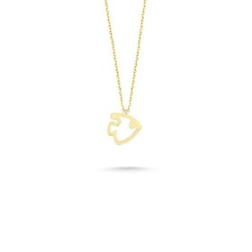 Engin Gold 14k Altın Balık Figürlü Kolye