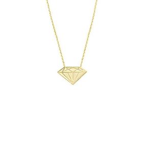 Engin Gold 14k Altın Diamond Figürlü Kolye