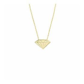 Engin Gold 14k Altın Diamond Figürlü Kolye