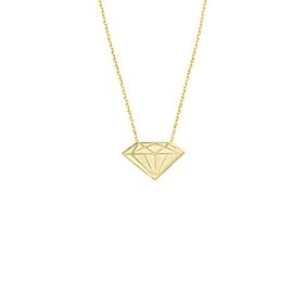 Engin Gold 14k Altın Diamond Figürlü Kolye