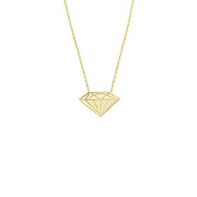 Engin Gold 14k Altın Diamond Figürlü Kolye