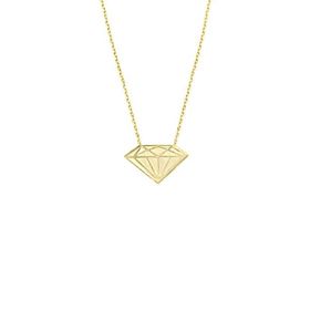 Engin Gold 14k Altın Diamond Figürlü Kolye
