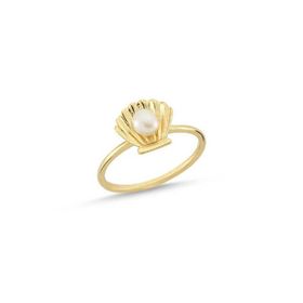 Engin Gold 14K Altın İnci Eklem Yüzük