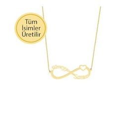 Engin Gold 14k Altın İsimli Sonsuzluk Kolye