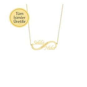Engin Gold 14k Altın İsimli Sonsuzluk Kolye