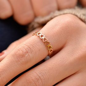 Engin Gold 14K Altın Kalpli Yüzük