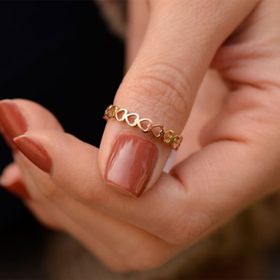 Engin Gold 14K Altın Kalpli Yüzük