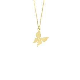 Engin Gold 14K Altın Kelebek Figürlü Kolye