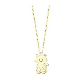 Engin Gold 14k Altın Minik Kedi Kolye