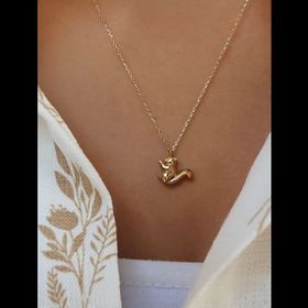 Engin Gold 14k Altın Sincap Figürlü Kolye