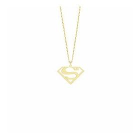 Engin Gold 14k Altın Superman Kolye