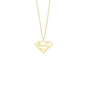 Engin Gold 14k Altın Superman Kolye