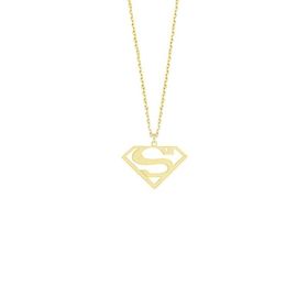 Engin Gold 14k Altın Superman Kolye