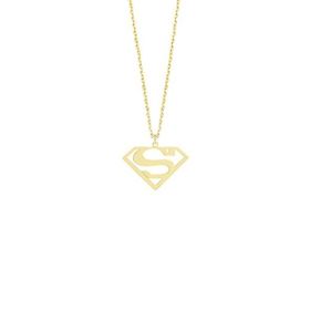 Engin Gold 14k Altın Superman Kolye