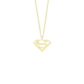 Engin Gold 14k Altın Superman Kolye