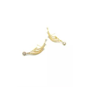 Engin Gold 14K Altın Taşlı Küpe