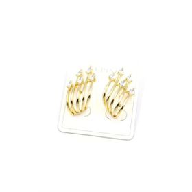 Engin Gold 14K Altın Taşlı Küpe