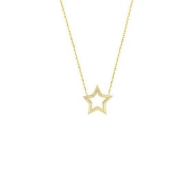 Engin Gold 14k Altın Yıldız Figürlü Kolye