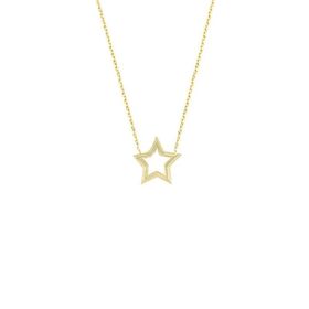Engin Gold 14k Altın Yıldız Figürlü Kolye