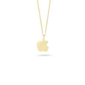 Engin Gold 14k Sade Altın Apple Kolye