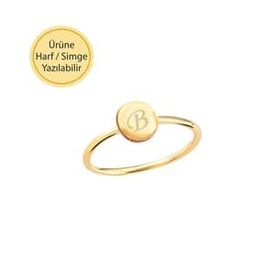 Engin Gold 14K Sade Altın Yüzük