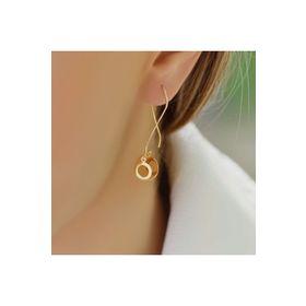 Engin Gold 14k Sallantılı Sarı Altın Küpe