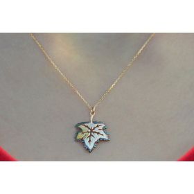 Engin Gold 14K Sarı Altın Yaprak Kolye