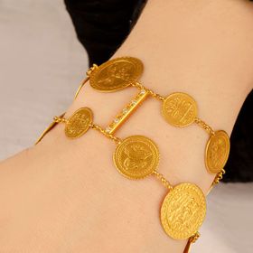 Engin Gold 22 Ayar Altın Tuğralı Bileklik