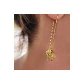 Engin Gold 22 Ayar Çeyrek Reşat Altın Küpe