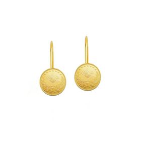Engin Gold 22 Ayar Reşat Çeyrek Sallantılı Altın Küpe
