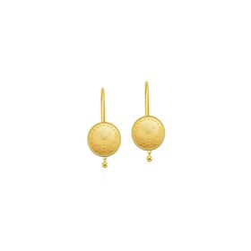 Engin Gold 22 Ayar Reşat Çeyrek Sallantılı Altın Küpe