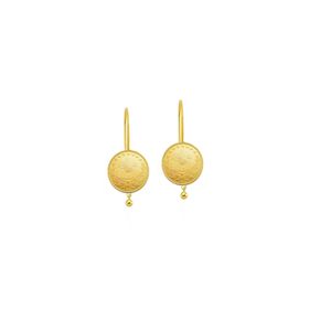 Engin Gold 22 Ayar Reşat Çeyrek Sallantılı Altın Küpe