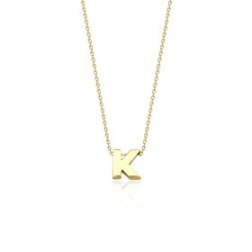 Engin Kuyumculuk 14 Ayar Altın K Harfli Kolye