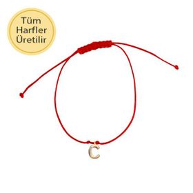 Engin Kuyumculuk 14 Ayar Altın Sallantılı Harf İpli Bileklik