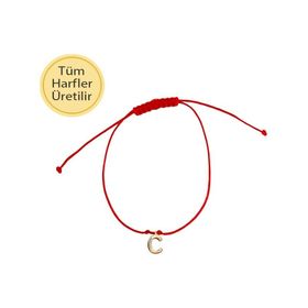 Engin Kuyumculuk 14 Ayar Altın Sallantılı Harf İpli Bileklik