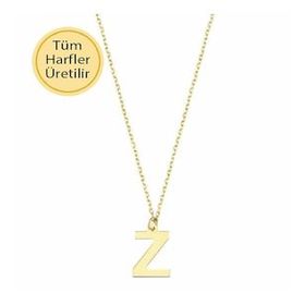 Engin Kuyumculuk 14 Ayar Altın Z Harfli Kolye