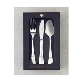 English Home 18 Parça 6 Kişilik Silver Azul Paslanmaz Çelik Çatal Kaşık Bıçak Takımı
