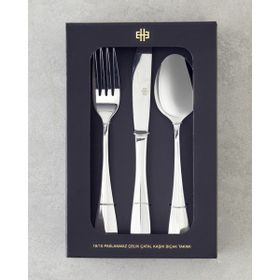 English Home 18 Parça 6 Kişilik Silver Gümüş Azul Paslanmaz Çelik Çatal Kaşık Bıçak Takımı