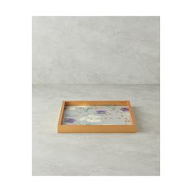 English Home Almina 33x33 CM Krem Dekoratif Tepsi
