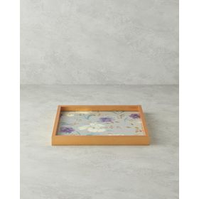 English Home Almina 33x33 CM Krem Dekoratif Tepsi