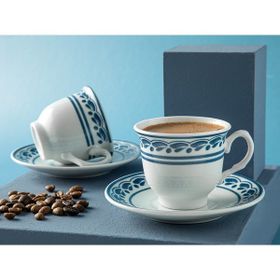 English Home Axis Lacivert Porselen 2'li Kahve Fincan Takımı