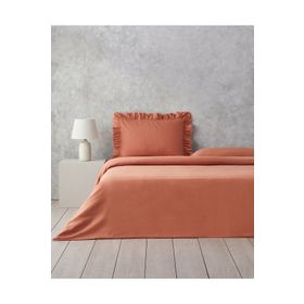 English Home Blaze Terracotta King Size Nevresim Takımı