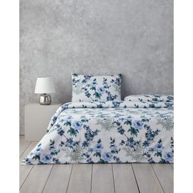 English Home Bloomy Garden Mavi King Size Nevresim Takımı