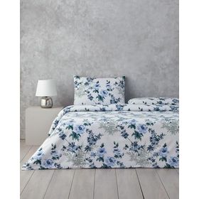 English Home Bloomy Garden Mavi King Size Nevresim Takımı