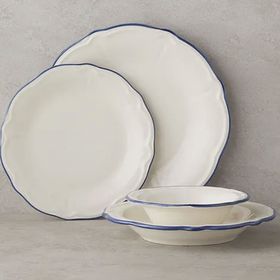 English Home Blue Way Mavi Porselen 24 Parça 6 Kişilik Yemek Takımı