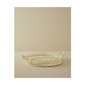 English Home Calantha 35 cm Krem Kağıt Tepsi