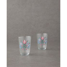 English Home Carnival Tulip Cam 2'li 395 ml Mavi Bardak